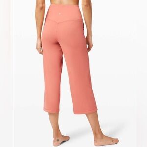 Lululemon Align Wide Leg Crop- Rustic Coral/ Size 0
